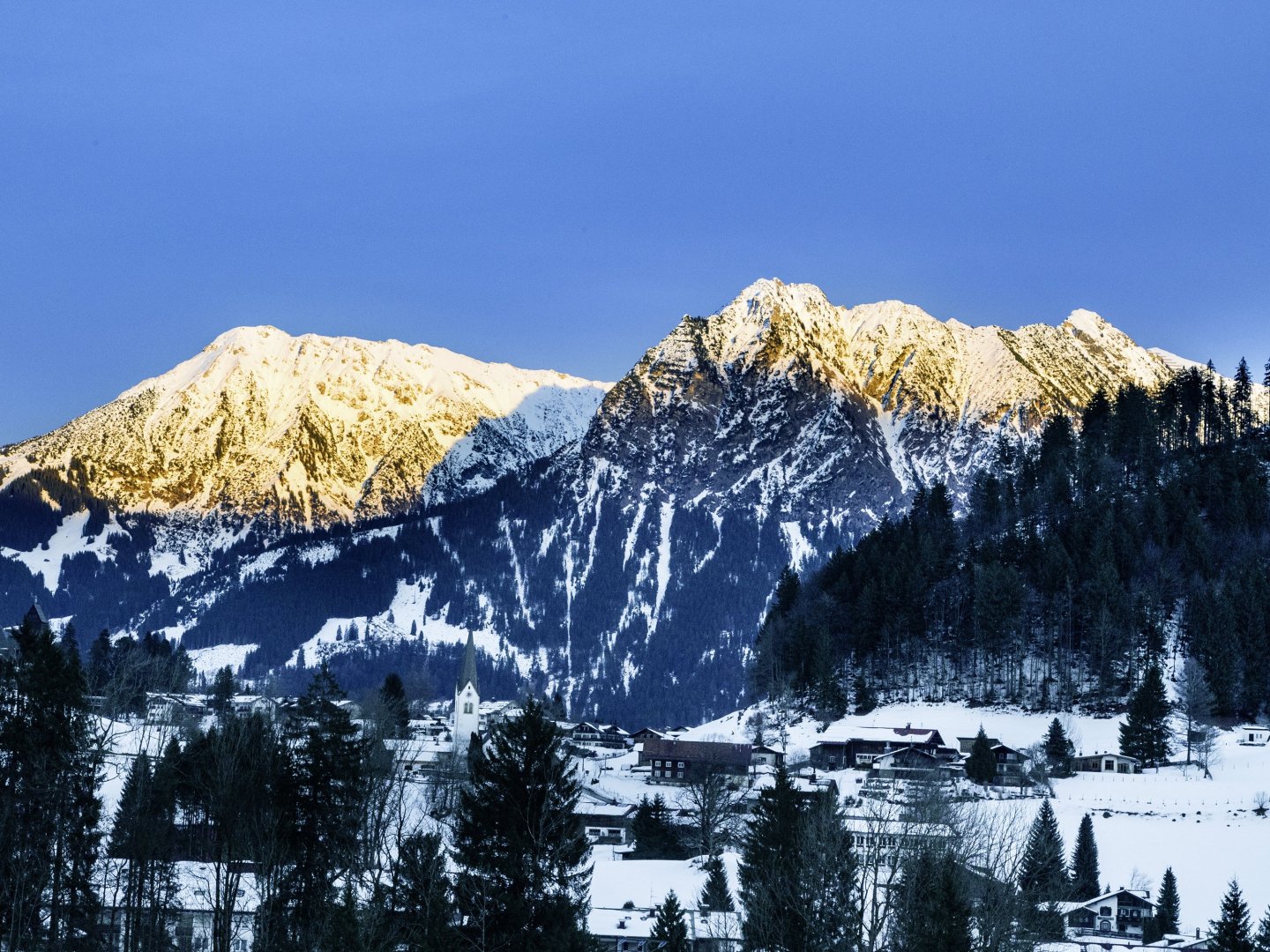 Weihnachten in den Bergen