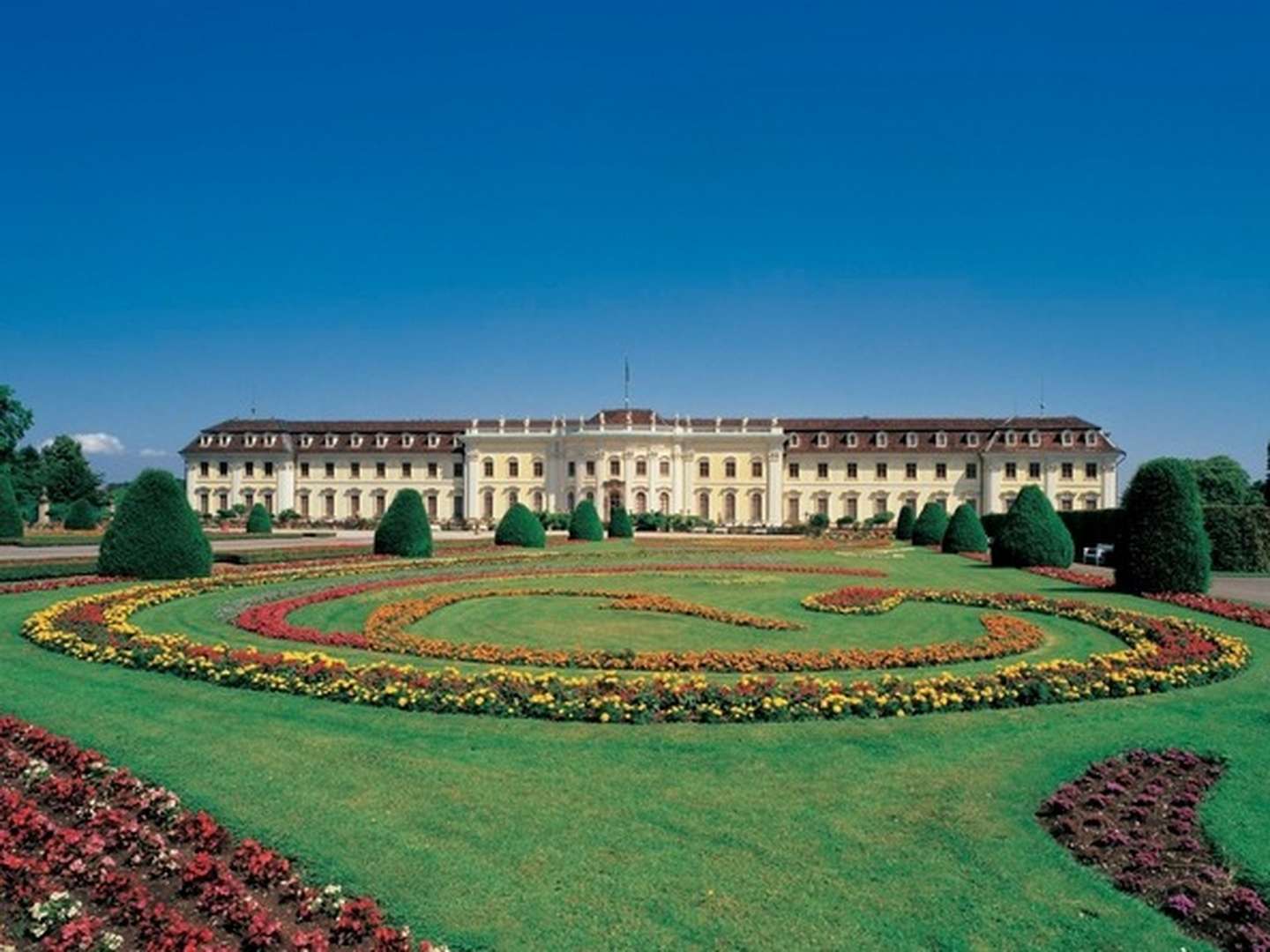 Goldener Kürbis-Herbst in Ludwigsburg