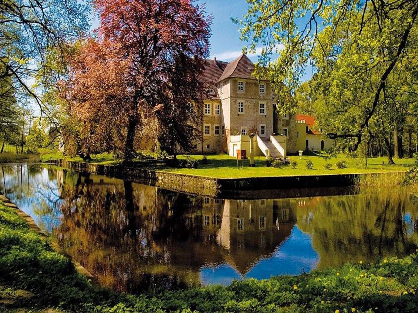 Insel Auszeit im Wasserschloss Mellenthin