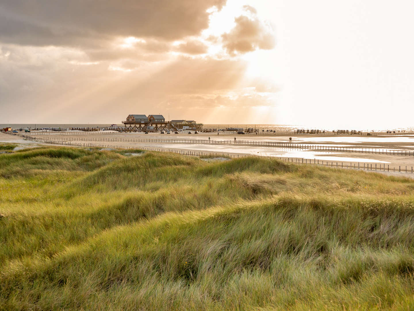 Sommerzeit in St. Peter-Ording an der Nordsee