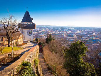 Graz & seine Sehenswürdigkeiten entdecken inkl. Schlossbergbahn & Lift