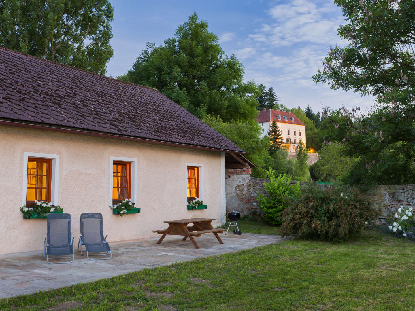 Auszeit bei Schlossambiente in Niederösterreich - im Laffelberghaus oder Gärtnerhaus | 6 Nächte    