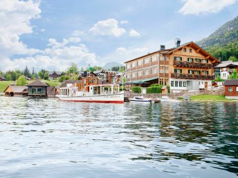 Weitblick über den See und entspanntes Wohlfühlen | Kurzurlaub am Grundlsee 1 Nacht