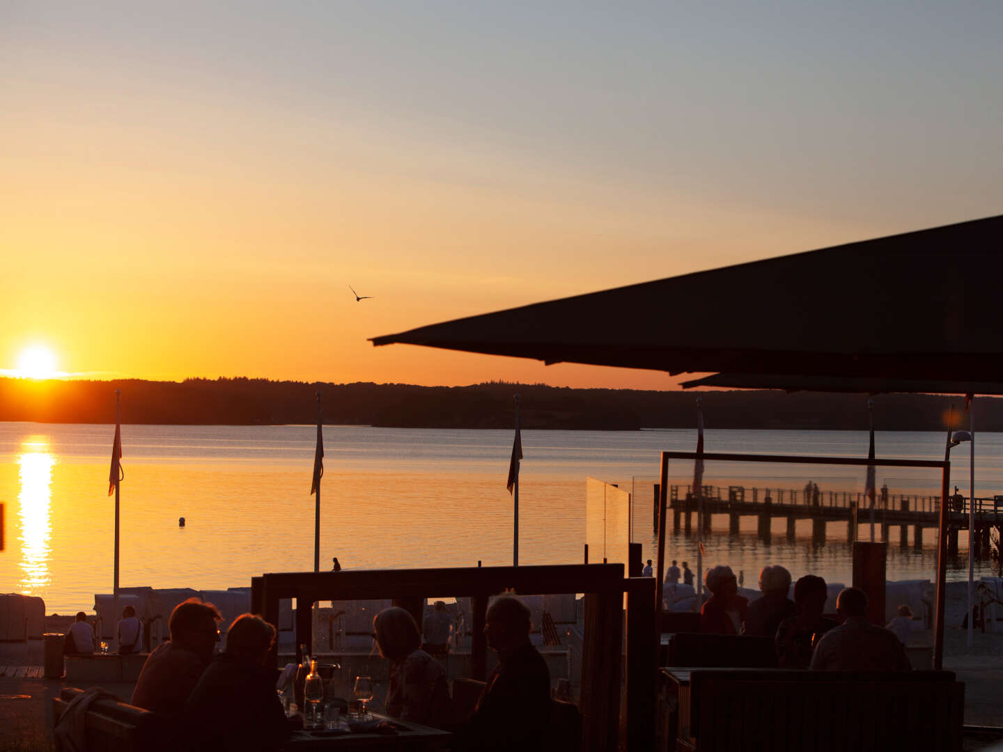 Kurzurlaub direkt am Strand von Glücksburg inkl. Abendessen