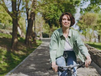 „Kurze Verschnaufpause am Weserradweg “