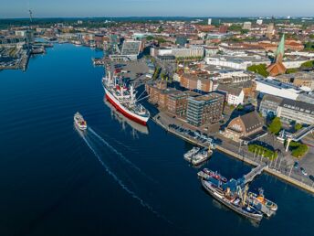 Kurzurlaub in Kiel mit Blick auf die Kieler Förde