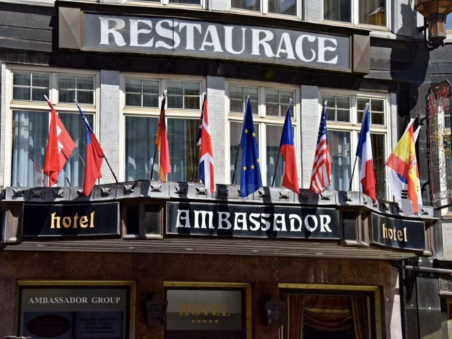 4 Nächte im Hotel  Ambassador Zlata Husa in Prag mit Frühstück  