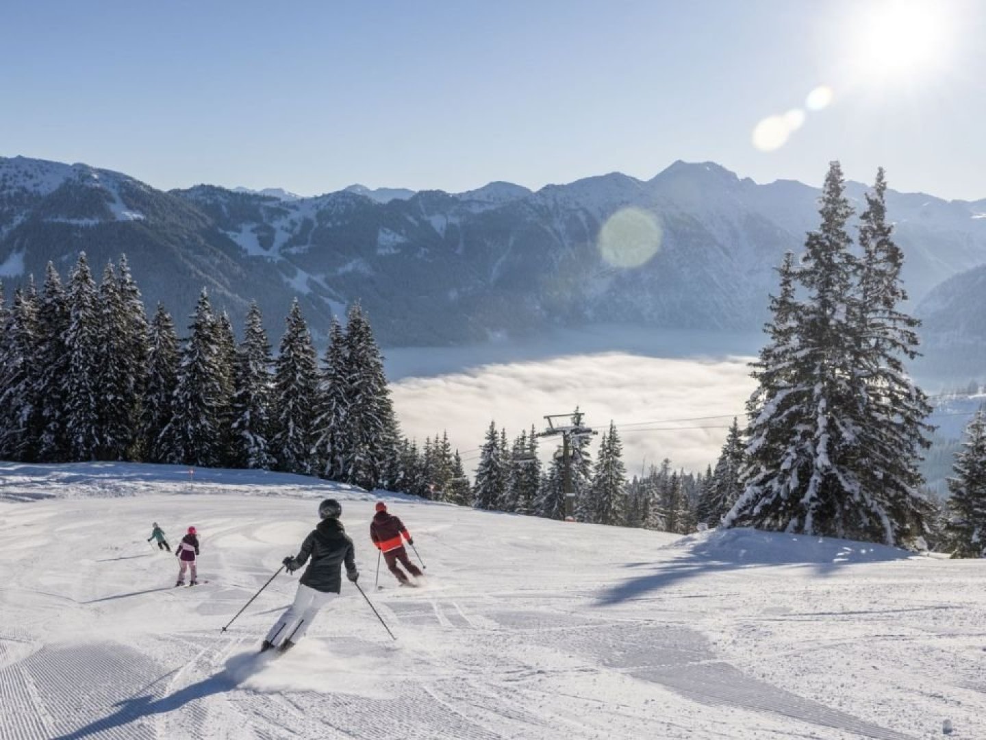 Ski- und Genussurlaub inkl.1 x  Flasche Rosesekt  I 3 Nächte 