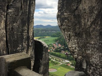 4 Winterwander-Tage auf der Burg Hohnstein in der Nähe von Dresden